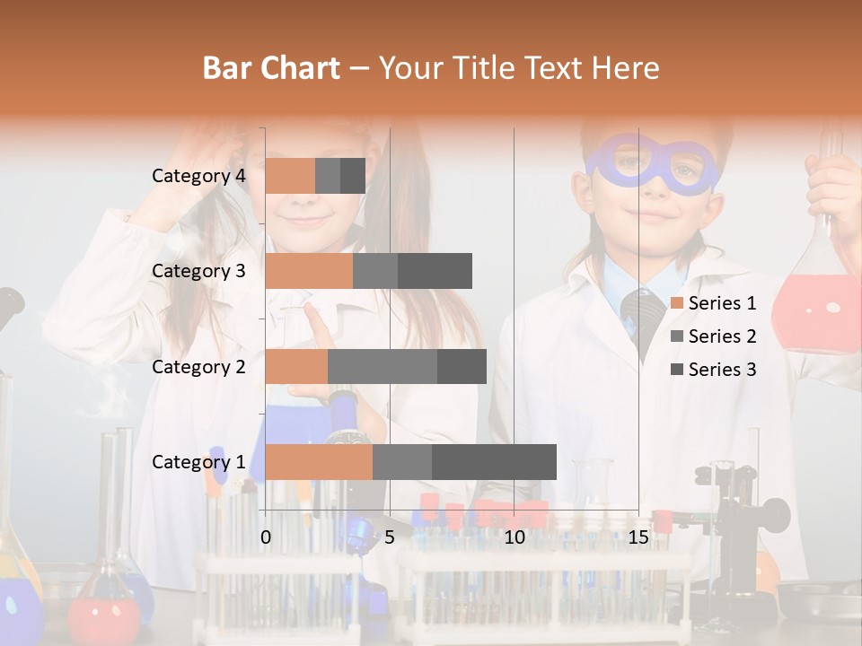 Analyzing Learning Schoolgirl PowerPoint Template
