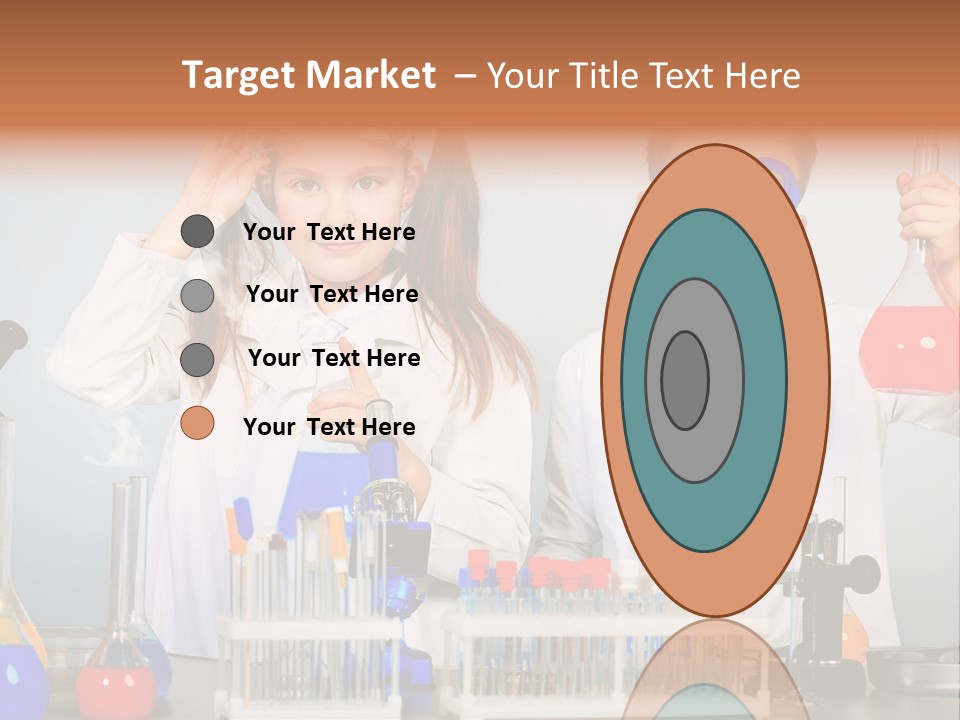 Analyzing Learning Schoolgirl PowerPoint Template