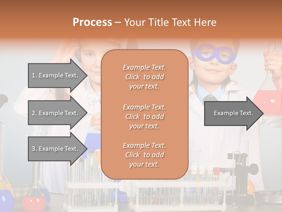 Analyzing Learning Schoolgirl PowerPoint Template