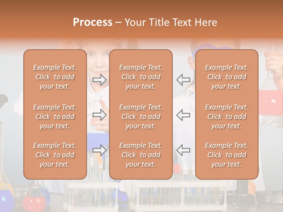 Analyzing Learning Schoolgirl PowerPoint Template