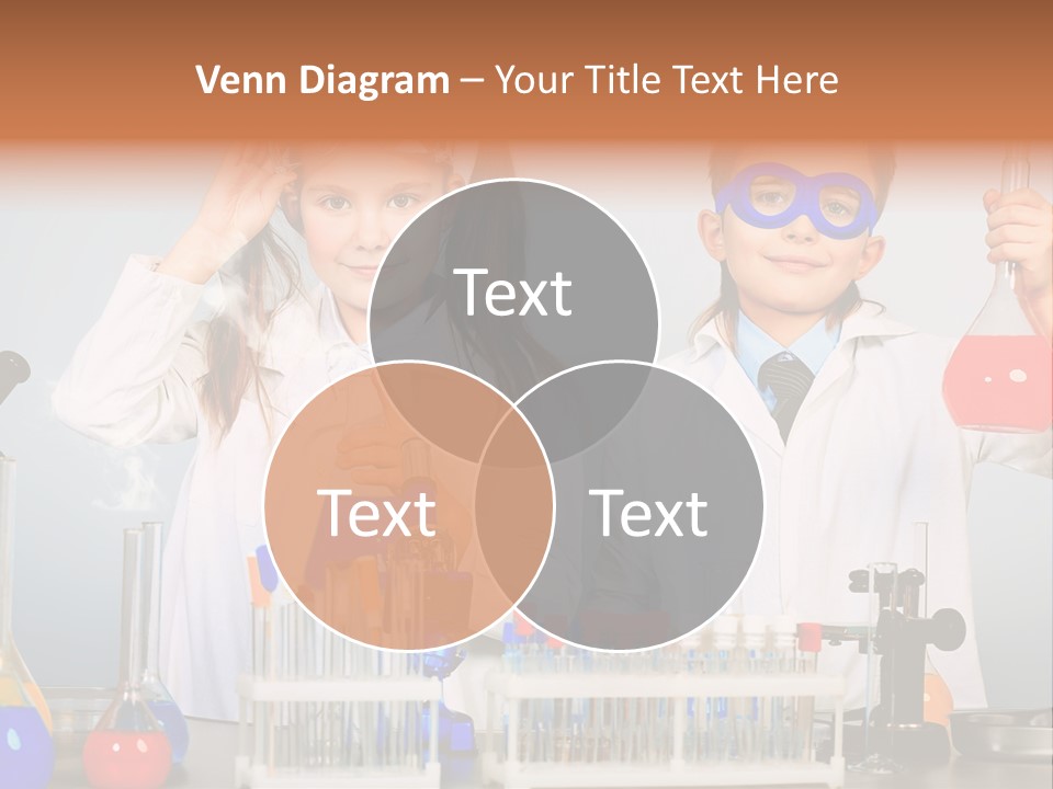 Analyzing Learning Schoolgirl PowerPoint Template