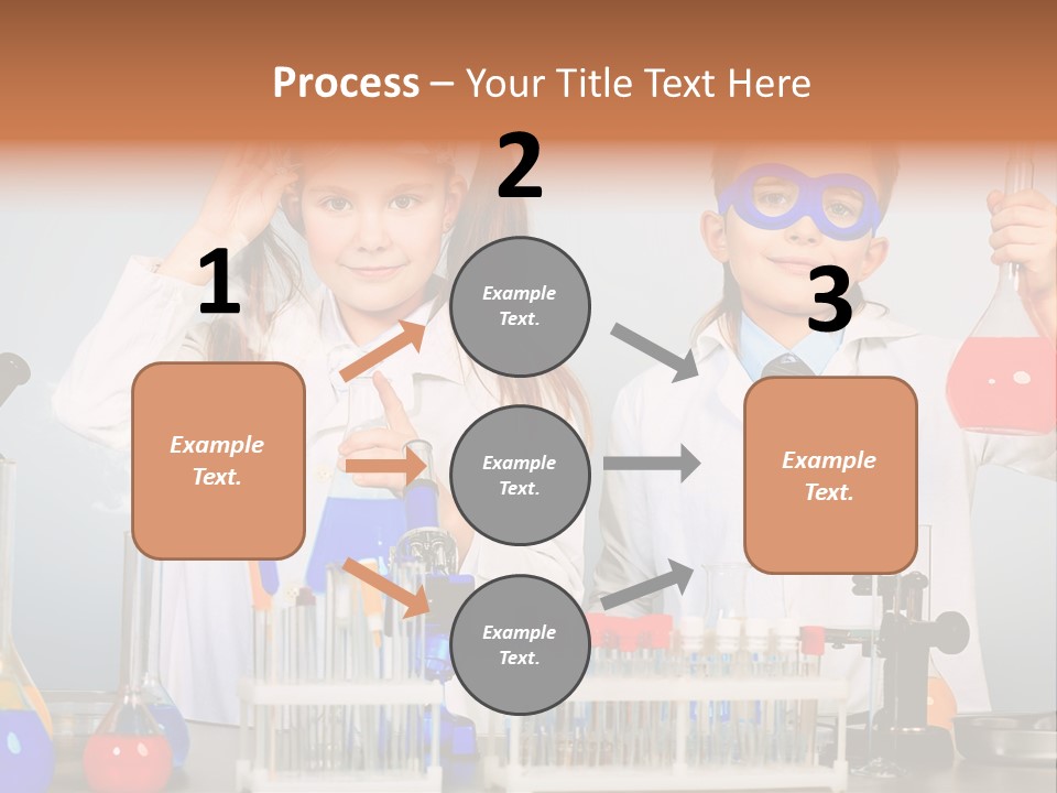 Analyzing Learning Schoolgirl PowerPoint Template