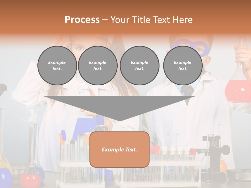 Analyzing Learning Schoolgirl PowerPoint Template