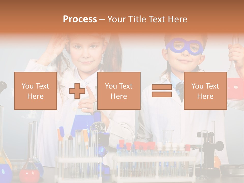 Analyzing Learning Schoolgirl PowerPoint Template