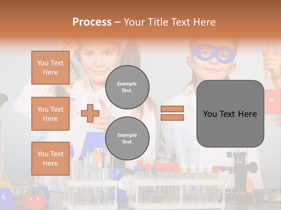 Analyzing Learning Schoolgirl PowerPoint Template