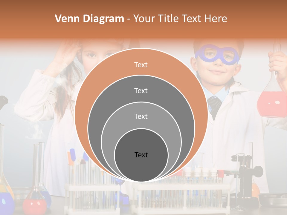 Analyzing Learning Schoolgirl PowerPoint Template