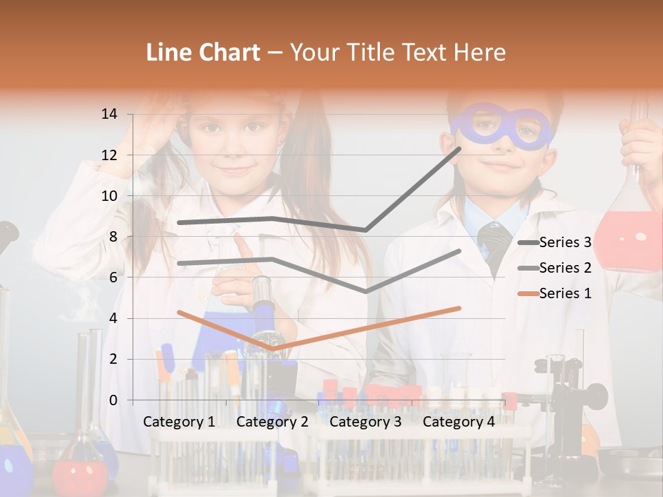 Analyzing Learning Schoolgirl PowerPoint Template