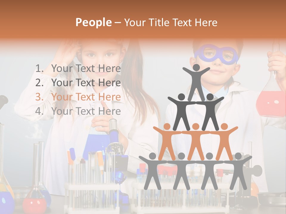 Analyzing Learning Schoolgirl PowerPoint Template