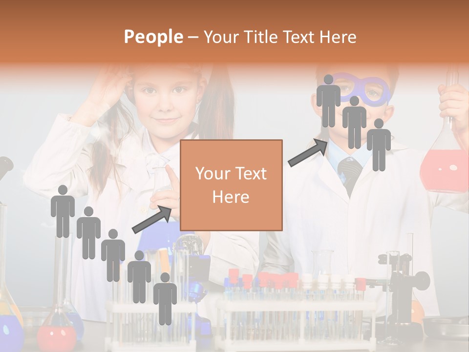 Analyzing Learning Schoolgirl PowerPoint Template