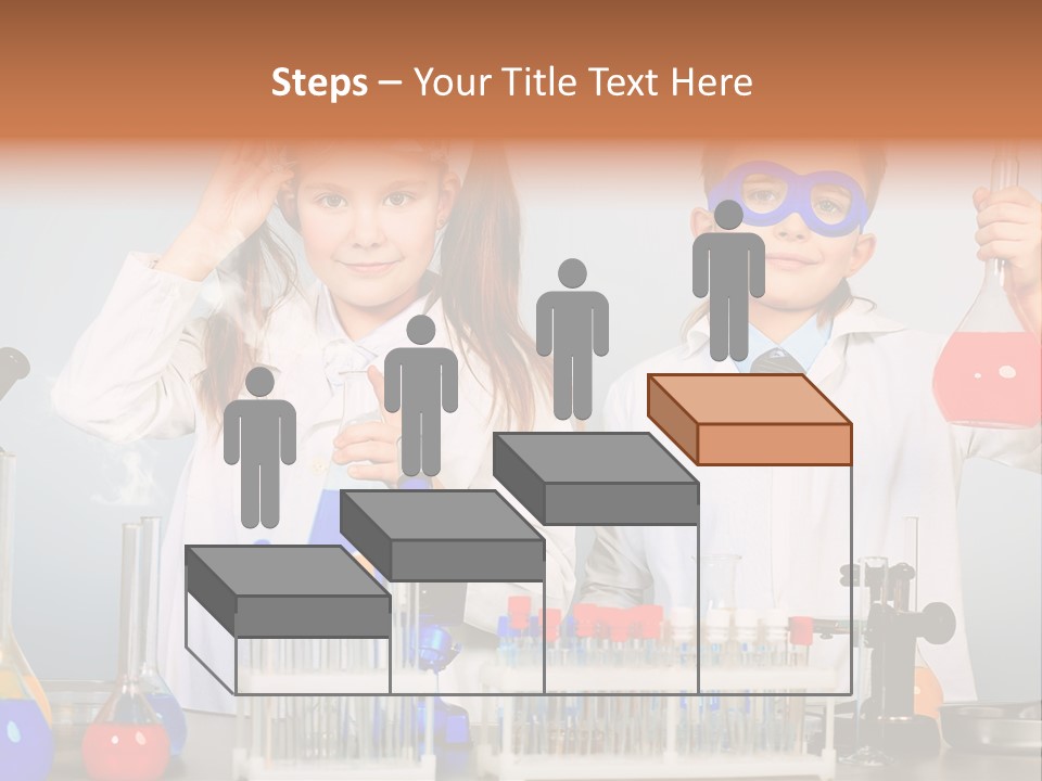 Analyzing Learning Schoolgirl PowerPoint Template