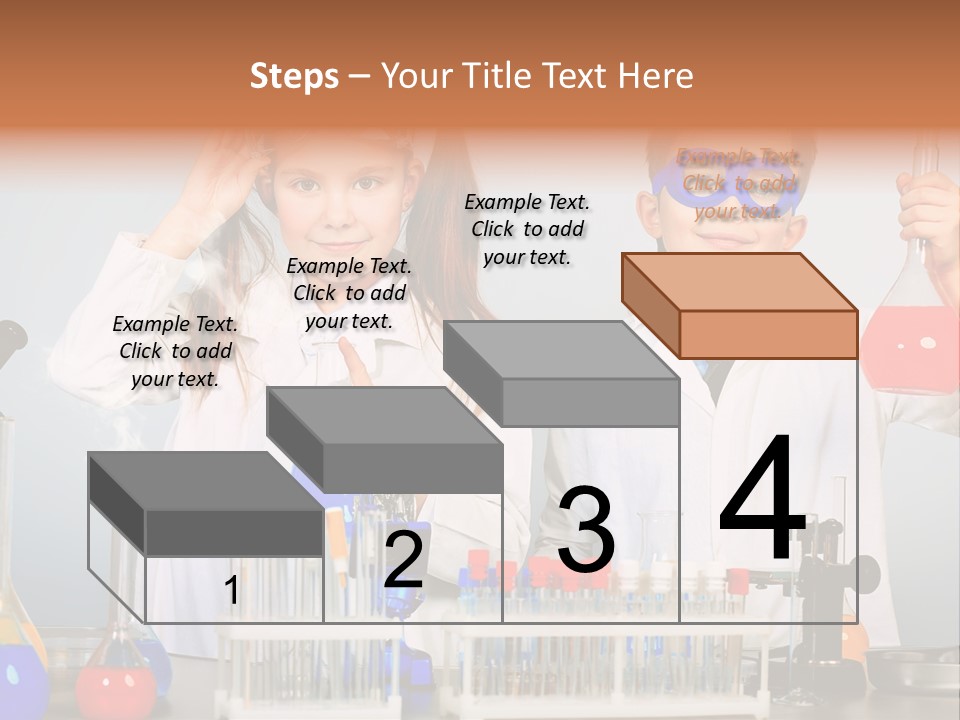 Analyzing Learning Schoolgirl PowerPoint Template