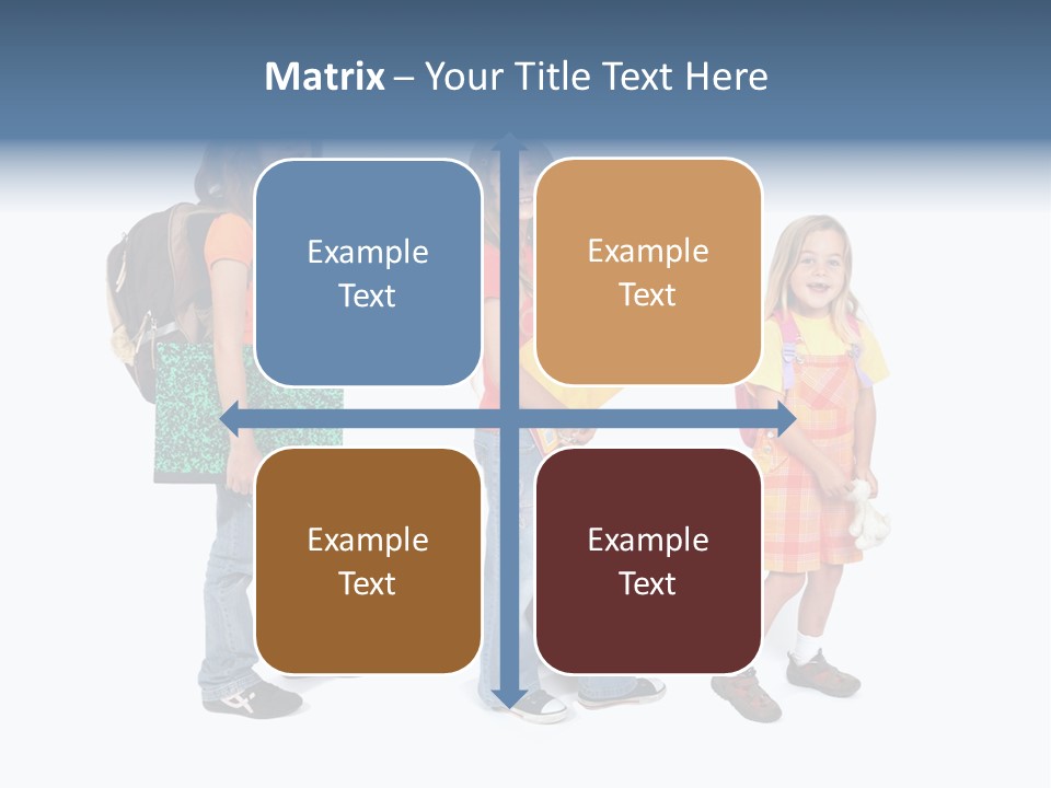 Dos Scolaire Ecole PowerPoint Template