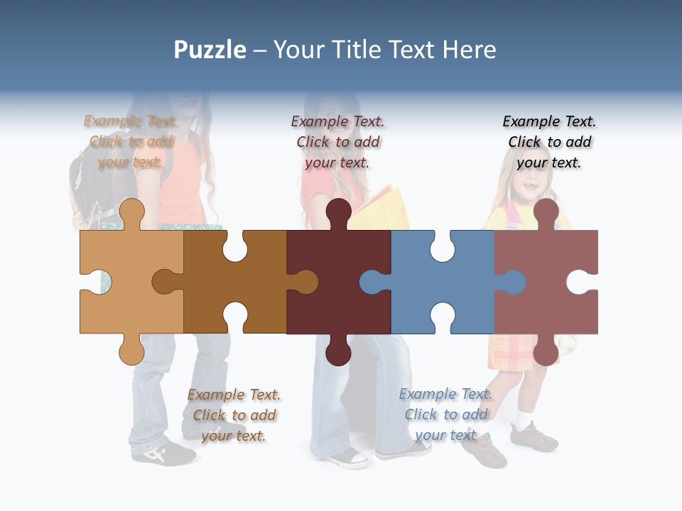 Dos Scolaire Ecole PowerPoint Template