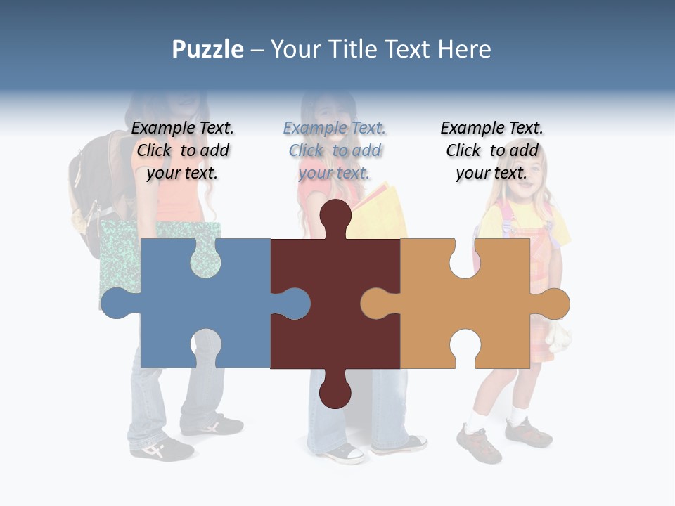 Dos Scolaire Ecole PowerPoint Template