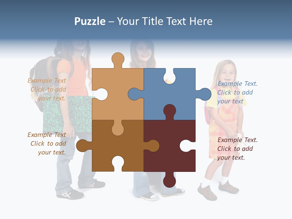 Dos Scolaire Ecole PowerPoint Template