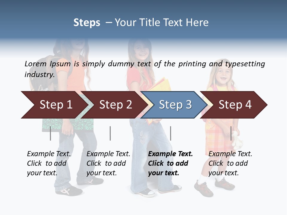 Dos Scolaire Ecole PowerPoint Template