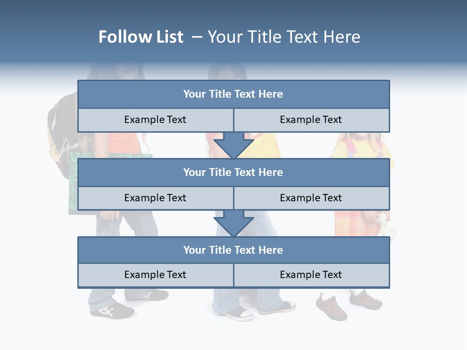 Dos Scolaire Ecole PowerPoint Template
