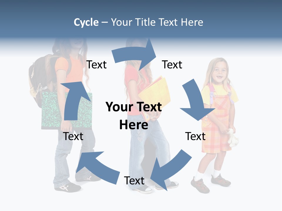 Dos Scolaire Ecole PowerPoint Template