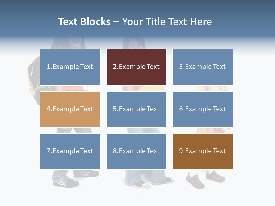 Dos Scolaire Ecole PowerPoint Template