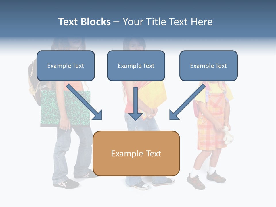 Dos Scolaire Ecole PowerPoint Template