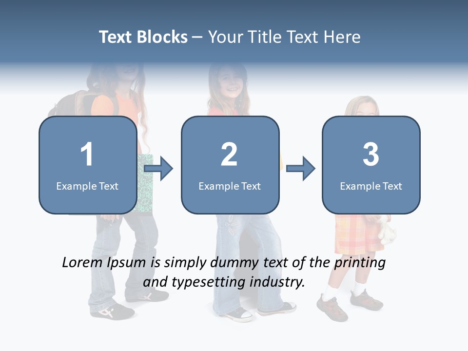 Dos Scolaire Ecole PowerPoint Template