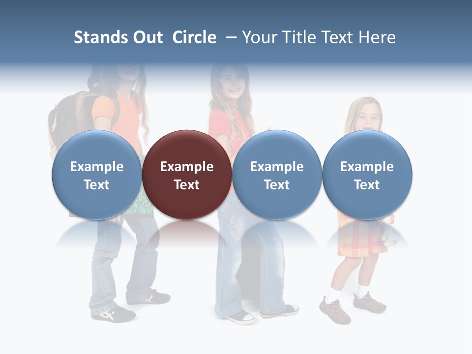 Dos Scolaire Ecole PowerPoint Template