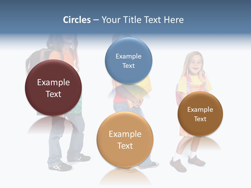 Dos Scolaire Ecole PowerPoint Template