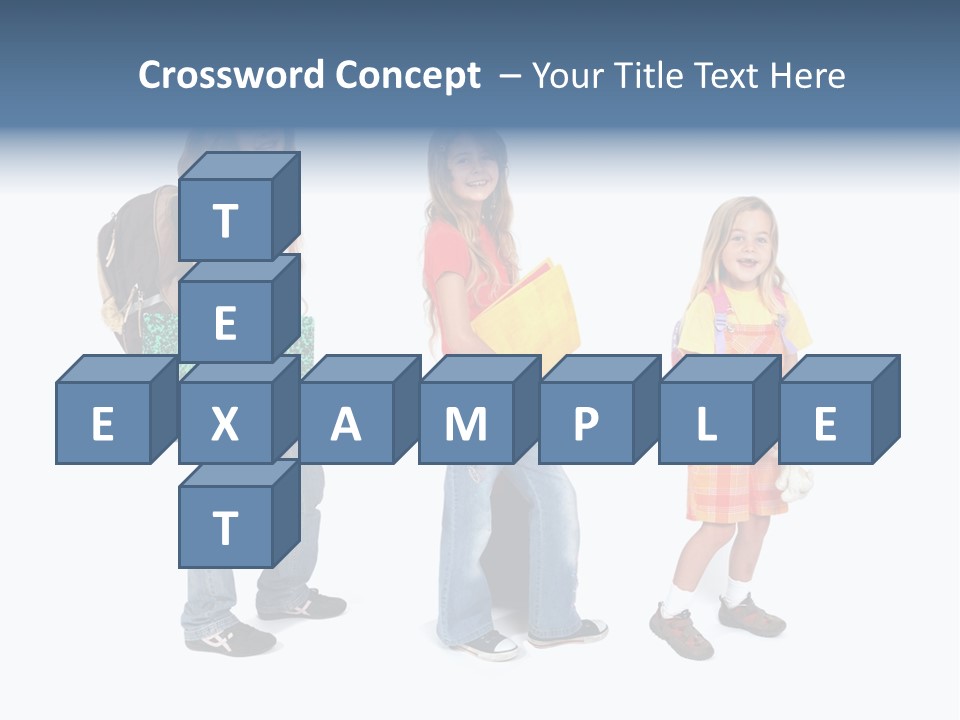 Dos Scolaire Ecole PowerPoint Template