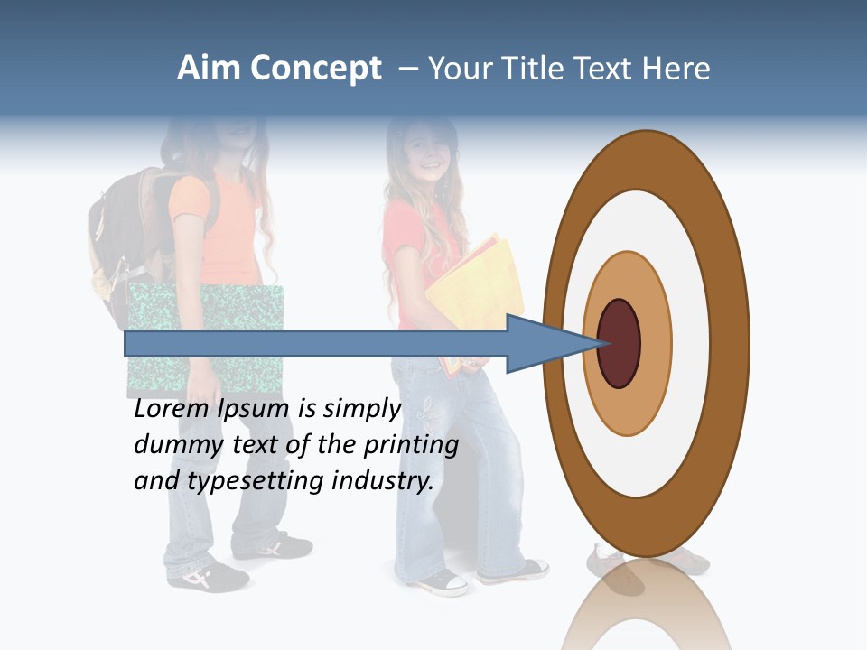 Dos Scolaire Ecole PowerPoint Template