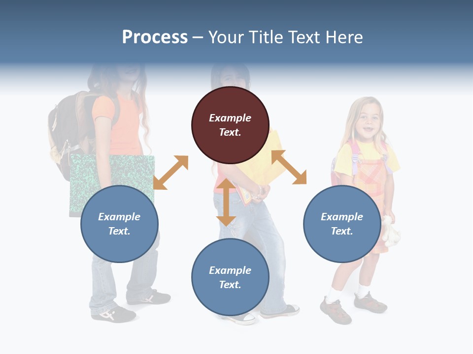 Dos Scolaire Ecole PowerPoint Template