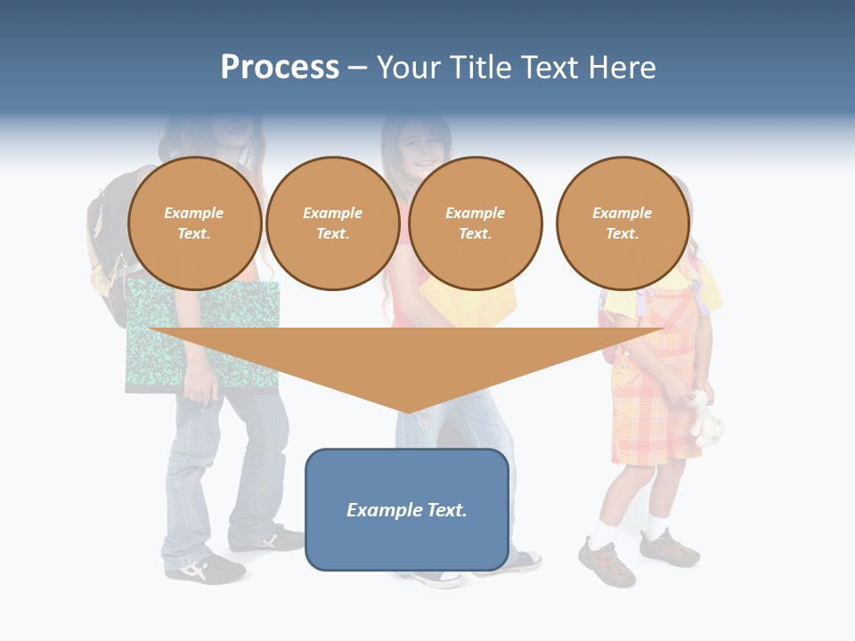 Dos Scolaire Ecole PowerPoint Template
