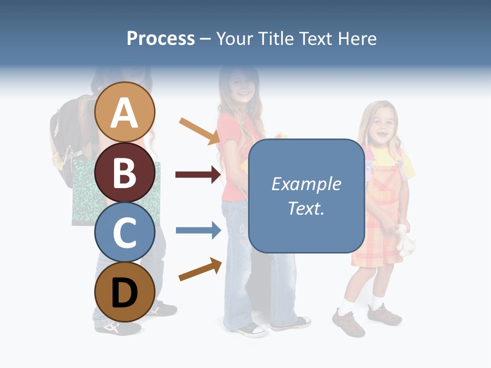 Dos Scolaire Ecole PowerPoint Template