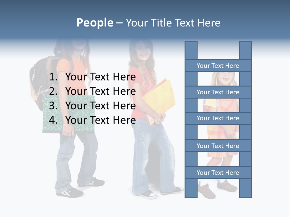 Dos Scolaire Ecole PowerPoint Template