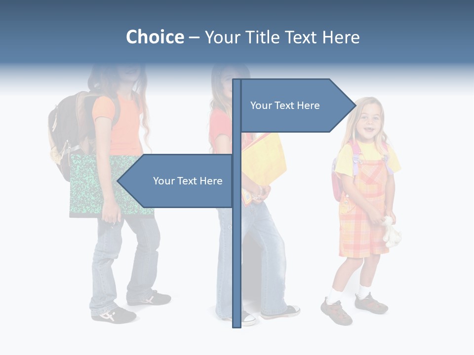 Dos Scolaire Ecole PowerPoint Template