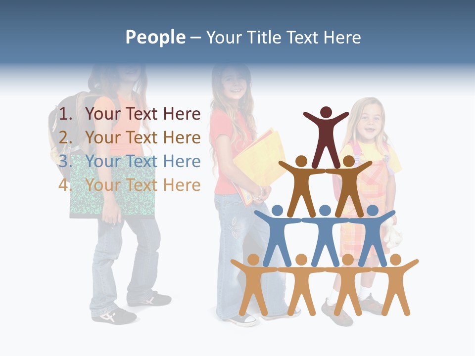 Dos Scolaire Ecole PowerPoint Template