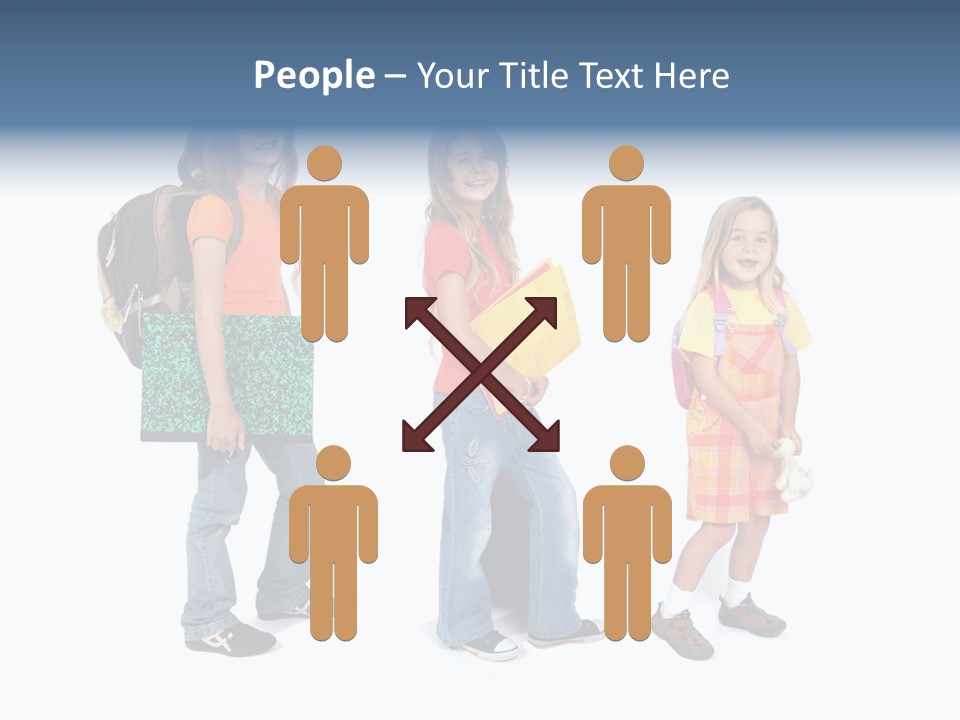 Dos Scolaire Ecole PowerPoint Template