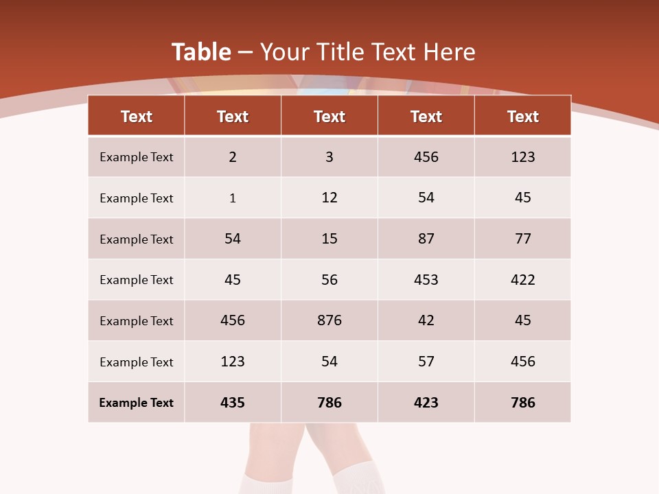 Smile Intelligence Schoolgirl PowerPoint Template