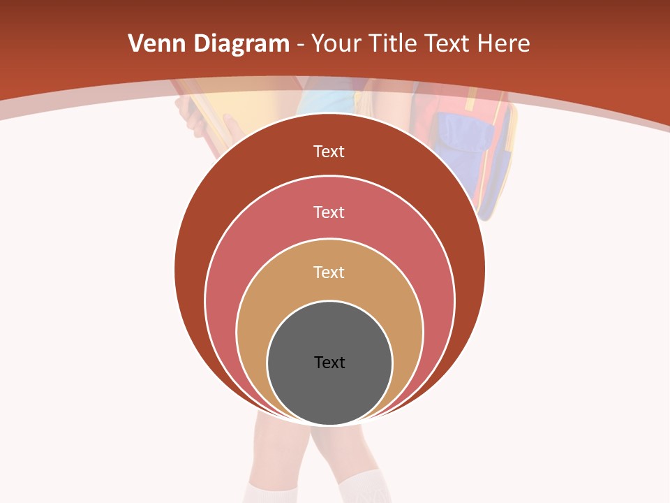Smile Intelligence Schoolgirl PowerPoint Template