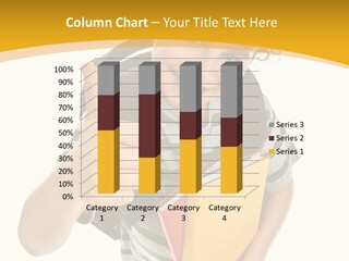 High White Child PowerPoint Template