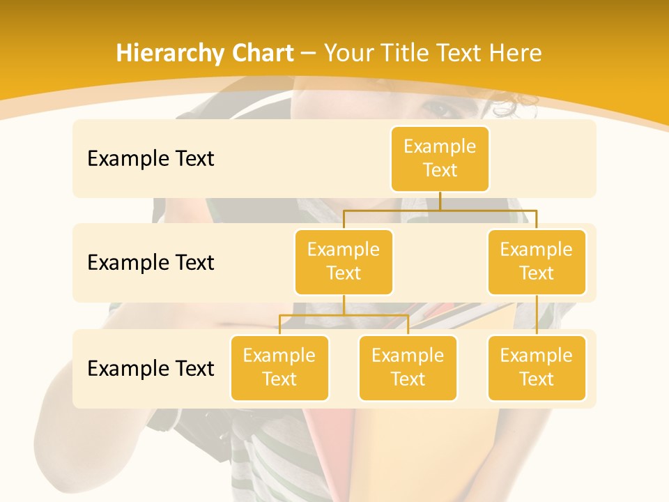 High White Child PowerPoint Template