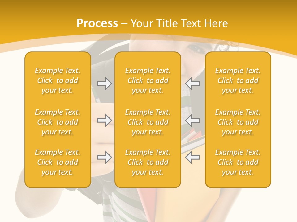 High White Child PowerPoint Template