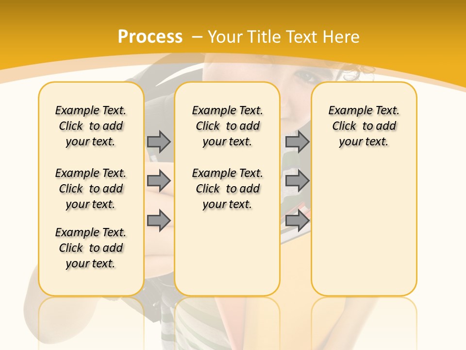 High White Child PowerPoint Template