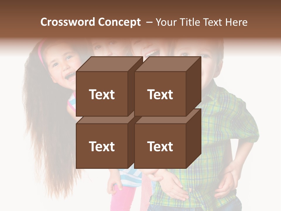 Friendship Beautiful Childhood PowerPoint Template