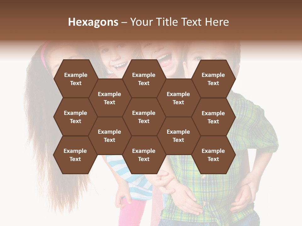 Friendship Beautiful Childhood PowerPoint Template