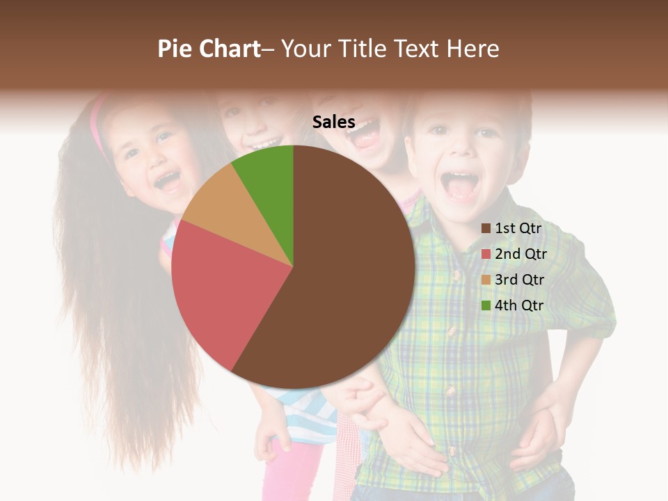 Friendship Beautiful Childhood PowerPoint Template