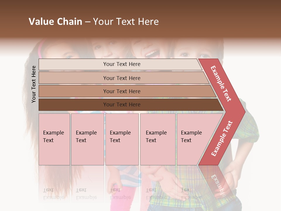 Friendship Beautiful Childhood PowerPoint Template