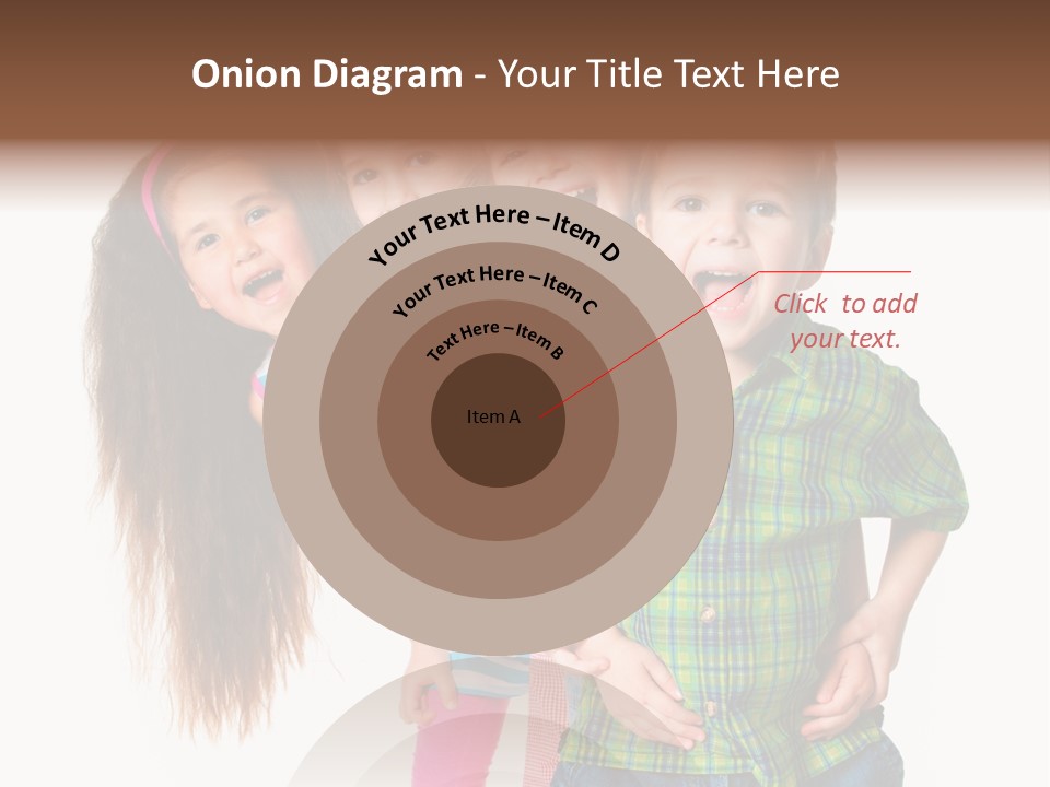 Friendship Beautiful Childhood PowerPoint Template