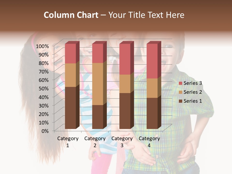 Friendship Beautiful Childhood PowerPoint Template