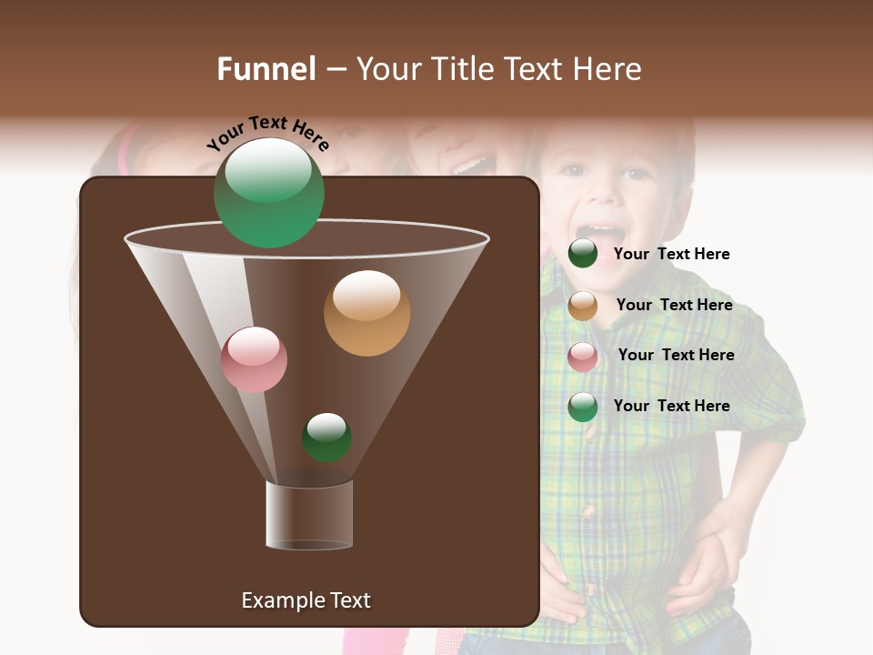 Friendship Beautiful Childhood PowerPoint Template