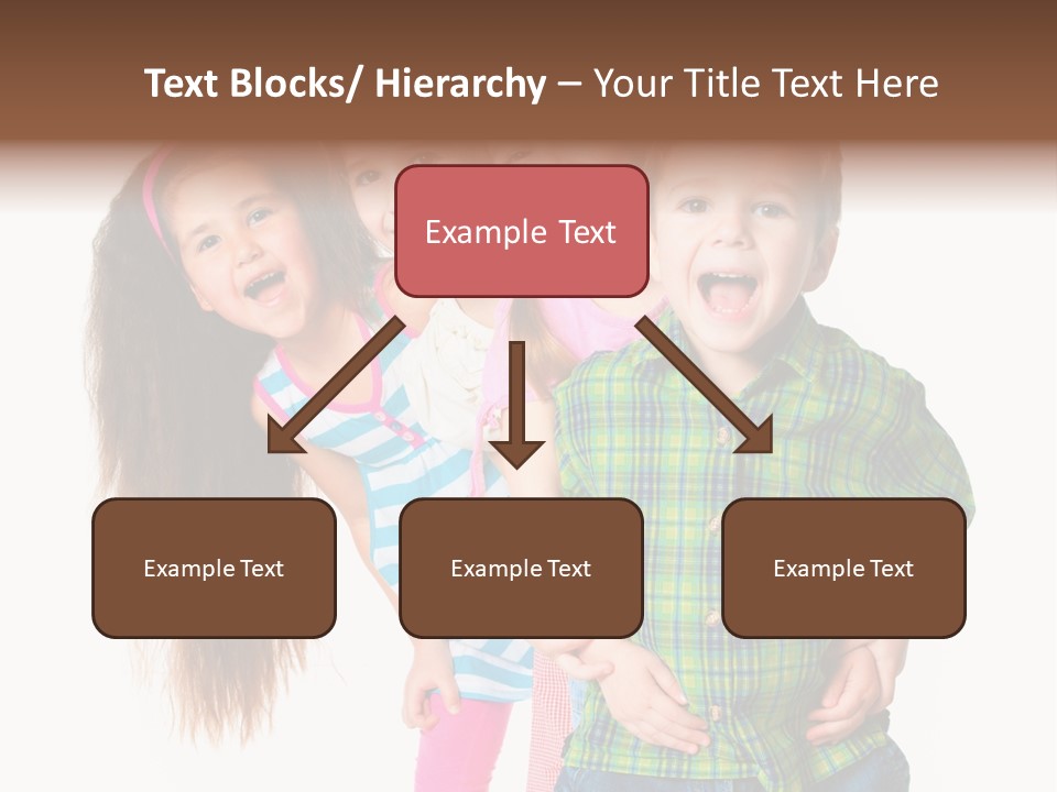 Friendship Beautiful Childhood PowerPoint Template